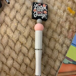 Black and Pink Decorative Pen